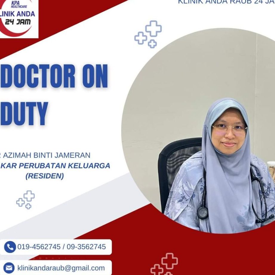 klinik anda 24jam raub pakar perubatan keluarga
