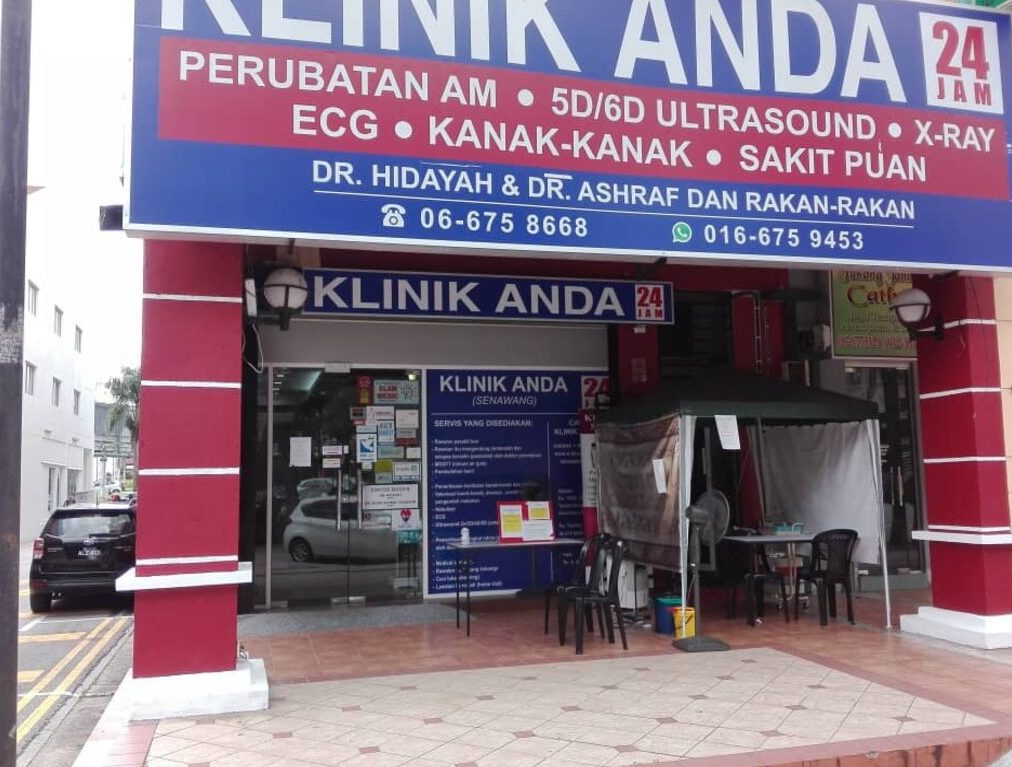 klinik anda senawang 24 jam x ray ultrasound