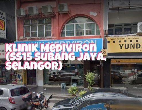 Klinik Mediviron Senawang 15hrs 1 klinik mediviron senawang 15hrs